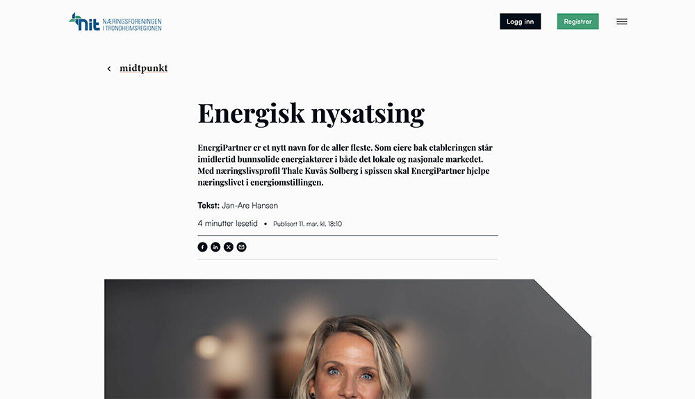 Skjermbilde fra midtpunkt.